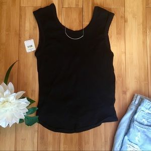 🖤NWT Free People Low Back Black Top🖤